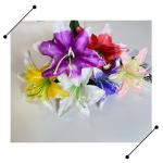 Lily simulation flower home dining table decoration fake bouquet wedding flowers