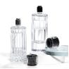 Buy cheap Custom Logo Elegance Carved Decor Empty 50ML Glass Bottle Luxury Perfume Bottle from wholesalers