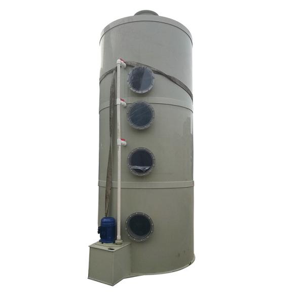 Buy cheap 3000mm Diameter Industrial Flue Gas PP Wet Scrubber Absorption Column from wholesalers