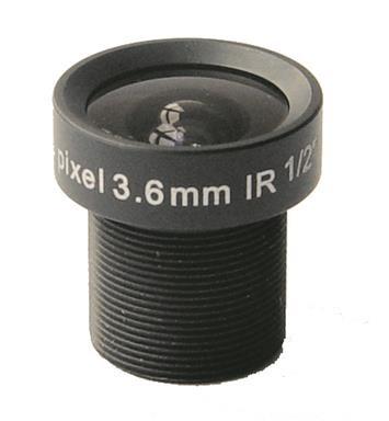 Buy cheap 3.0MP 3.6mm 96 Degree CCTV Lens, M12 F2.0 1/2" IR MTV Lens from wholesalers