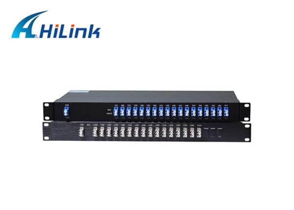 Buy cheap Dual Fiber LC/UPC Connector 18CH CWDM Mux+Demux Module in 1U 19" Rack Mount Chassis from wholesalers