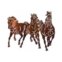 Buy cheap Professional Large Wild Horse Wall Art Metal Sculpture For Home Decoration product