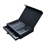 400G Coated Flip Top Cosmetic Gift Box Packaging With Magnetic Catch Matte UV