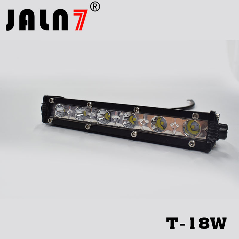 LED Light Bar JALN7 18W CREE Spot Flood Combo LED Driving Lamp Super Bright Off Road Lights LED Work Light Boat Jeep