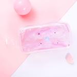 Quicksand Effect Travel Portable PVC Clear Cosmetic Bag