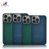 Buy cheap OEM Mixed Color Matte Aramid Fiber iPhone 13 Pro Case from wholesalers