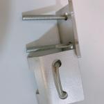 Electroplated Right Angle Stainless Steel Beam Clamps Malleable Iron 1In Pvd