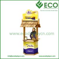 Buy cheap POS Corrugated Cardboard Advertising Promotion Table, Chocolate Promotion Table product