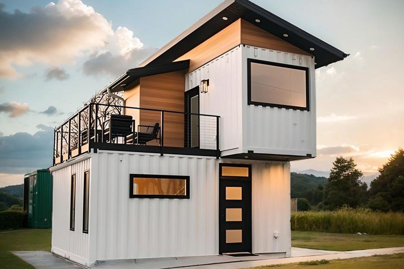 Convenient Container House Expandable 2 Story Modern Container Homes