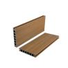 Buy cheap Co Extrusion Wood Plastic Composite Decking Boards Outside Flooring 138x23mm Round Hole HDPE from wholesalers