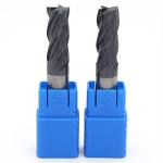 4F Flutes Round Nose Milling Cutter Diamond Coated Solid Carbide End Mill for