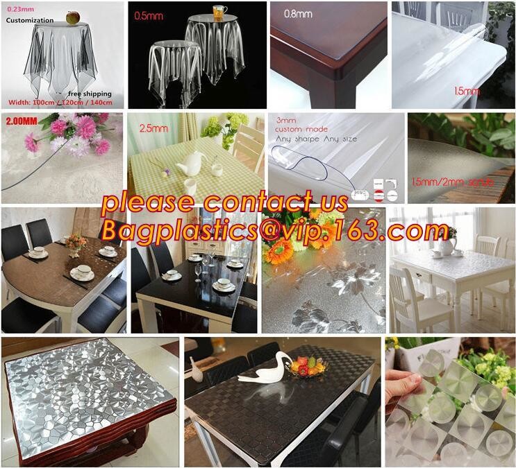Advertising Table Cloth Fabric Sublimation Banner Clear PVC Cover,Smooth 3d printing pen clear pvc table cover for exhib