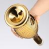 Buy cheap UV Surface Handling Luxury Liquor Bottle 750ml Champagne Bottle in Golden Frosted Glass from wholesalers