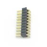 Buy cheap 1.27mm  Pin Header Connector  Dalee single row 90°DIP 10 PIN black ROHS from wholesalers