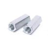 Buy cheap White Zinc Plated Hexagon Head Coupling Nut with Thickened Design and Steel Material from wholesalers