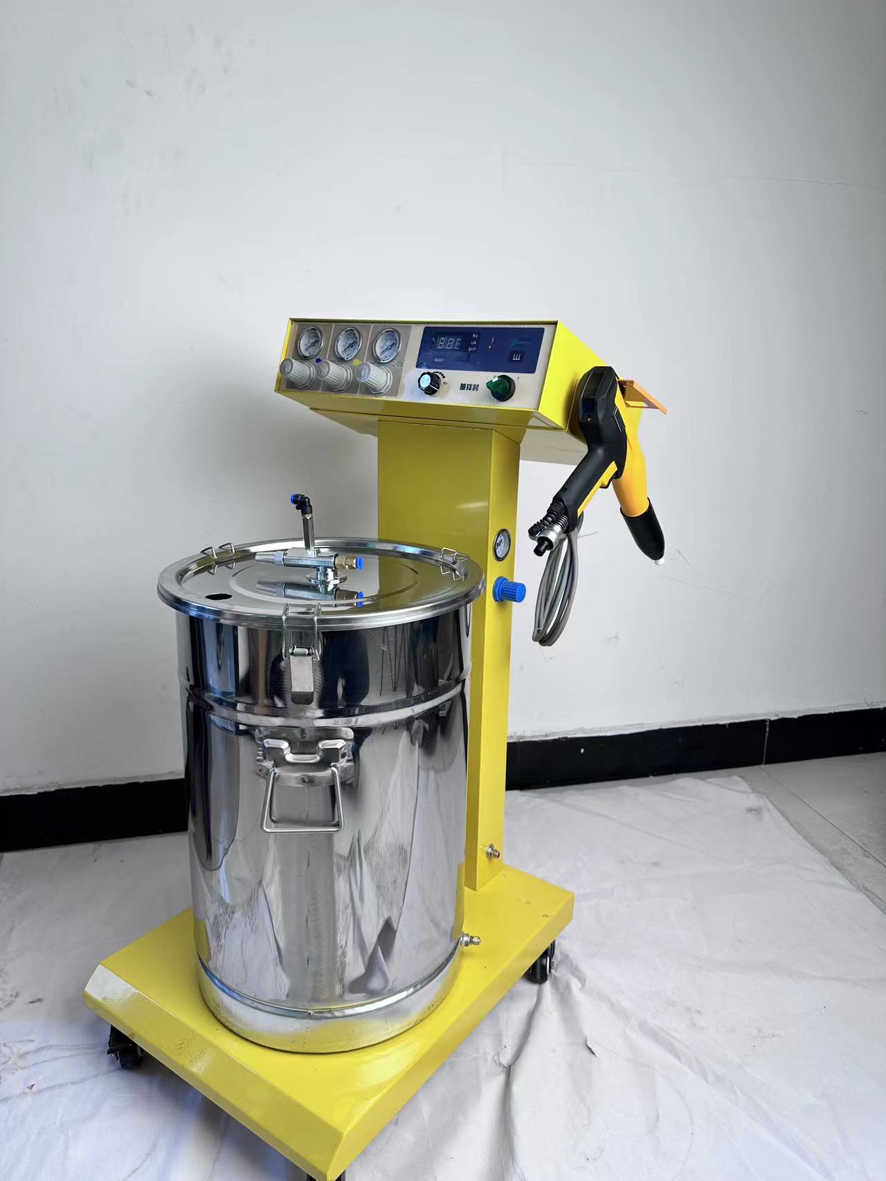 Powder Cartridge Electrostatic Powder Vacuum Metallizing Coating Machine for Coating