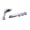 Buy cheap Modern Chrome Bathtub Mixer Tap with 1.5m Stainless Steel Flexible Hose HN-3B29 from wholesalers
