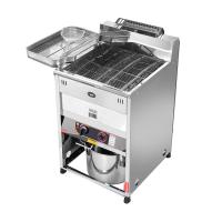 Buy cheap Vertical Small Deep Fryer Machine 20L Commercial Fried Chicken Machine product