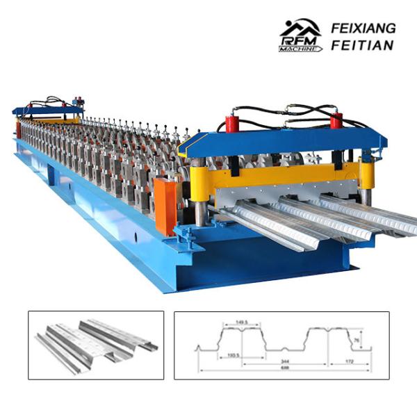 Buy cheap Floor Decking Metal Sheet Tile Making Machine Steel Decking Roll Forming Machine from wholesalers
