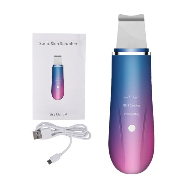 Buy cheap Ultrasonic Scrubber Acne Pore Cleanser Facial Beauty Device Microdermabrasion Ion from wholesalers