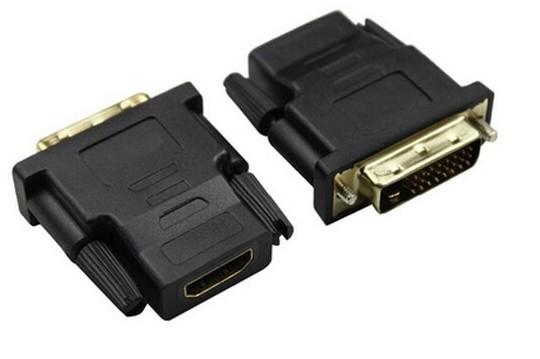 Buy cheap DC 30V Black Male Female Cable Connector HDMI DVI Adapter With PVC Housing from wholesalers