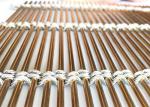 PVD Antique Brass Stainless Steel Metal Mesh High Tension 3m To 100m