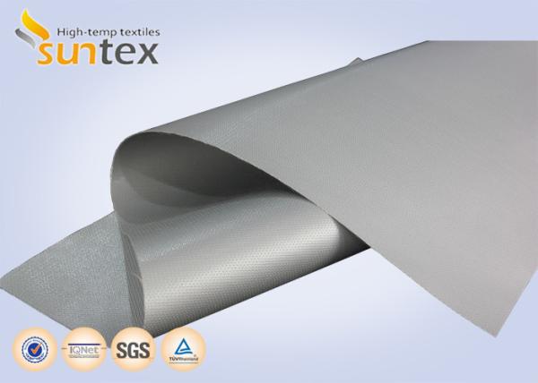 Buy cheap 0.6mm Grey Aluminum Pigmented Fire Protective Fabrics (FPFs) Used In Fire And Smoke Curtains from wholesalers