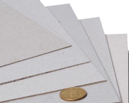 Buy cheap Custom Printed Core Hard Superior Quality Thick Cardboard Sheets Paper Grey Paperboard from wholesalers