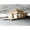 Buy cheap Customized 6m Span Glamping Tent hotel With Bathroom from wholesalers