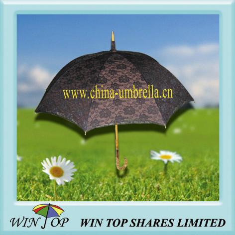 Buy cheap Japan Style Wood Straight Lace Umbrella Parasol from wholesalers