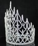 Clear rhinestone pageant crowns and tiaras wholesale crystall tiaras jewelry