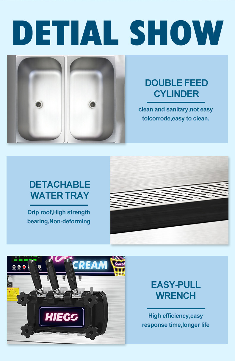 Mobile Gelato Maker Commercial 36l Hotel Commercial Ice Cream Machine