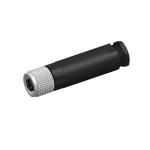 Plastic Screw M8 Waterproof Connector 4 Pin Female Straight 1.5A