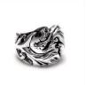 Buy cheap Mens 925 Sterling Silver Band Ring Retro Vintage Dragon Style Ring (XH036317) from wholesalers