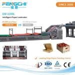 Automatic Glue Flute Litho Lamination Machine For Paper Membrane 18500*3050