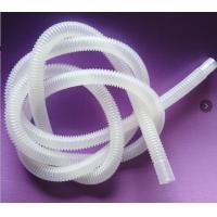 Buy cheap Nontoxic Transparent Corrugated Flexible Tubing EVA / PE Medical Hose Type product