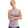 Buy cheap Knitted Longline Sports Bra High Impact Breathable Crisscross Athletic from wholesalers