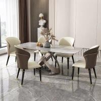 Buy cheap Rectangle Shape Assemble Marble Dining Table For Hotel Purpose product