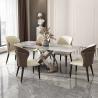 Buy cheap Rectangle Shape Assemble Marble Dining Table For Hotel Purpose from wholesalers