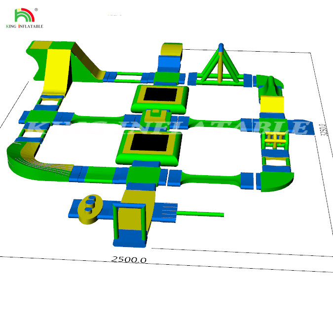 Waterpark Large Inflatable Water Park Equipment Floating Customized Inflatable Aqua Park