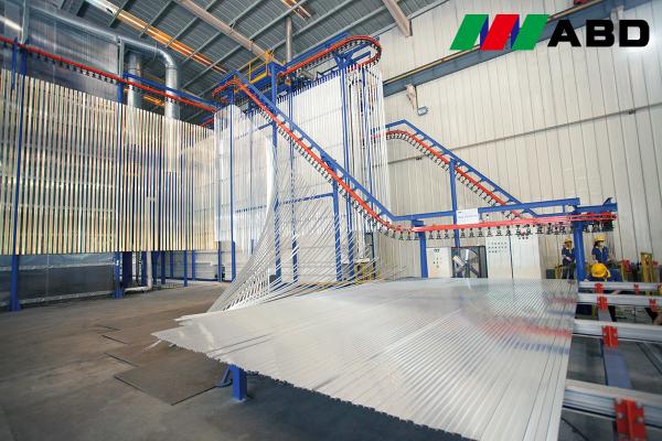 Buy cheap Thermosetting Vertical Powder Coating Line Surface Treatment Line from wholesalers