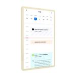 Ultra Slim Electronic Wall Calendar Touch Screen Smart Calendar Wall Display