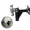 Buy cheap Black Chrome Trailer Spare Parts 7500lbs 7-1/2 " Adjustable Dual Ball Hitch from wholesalers