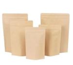 Buy cheap Custom Printed High Quality Kraft Paper Resealable Bags For Food from wholesalers