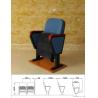Buy cheap Durable Folding Cinema Seats Theater ISO14001 Multifunctional Skin Friendly from wholesalers