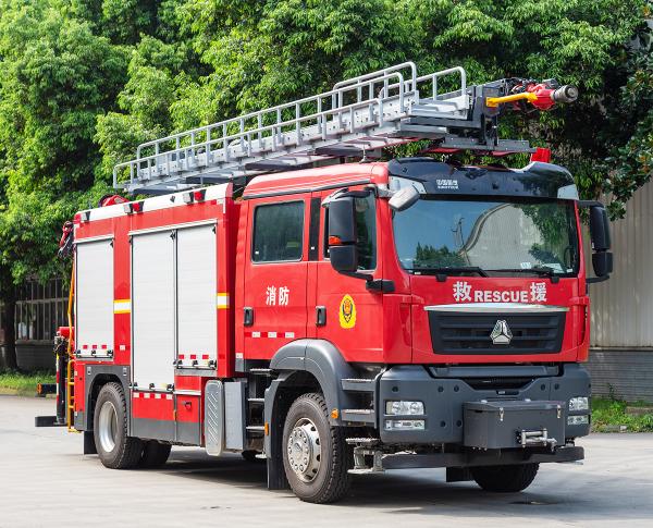 Buy cheap Sinotruk Sitrak 18m Aerial Ladder Rescue Fire Fighting Truck Price Specialized Vehicle from wholesalers