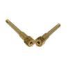 Buy cheap Industrial Small Helical Spline Shaft 16 Teeth M0.3 CuZn39Pb3 8D 10095-88 from wholesalers
