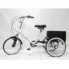 Buy cheap 20 Inches 3 Wheel Electric Tricycles Adult Cargo With Basket from wholesalers