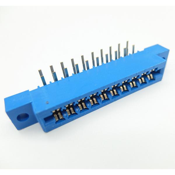 3.96mm pitch edge connector slot 805 right angel through hole dip edge card