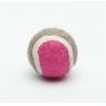 Buy cheap Customized logo printing pet toy tennis ball pet toy rubber from wholesalers